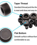 60 Piece Carbon Steel Pipe Plug Fitting Assortment Kit With Five NPT Male Internal Hex Thread Socket Sizes for sealing ports.