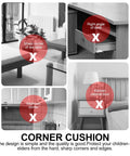 Black Plastic Corner Protectors For Furniture And Cabinets Heavy Duty Edge Guards That Stop Dings And Scratches Easy Install