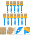 2 Inch Nylon Bristle Paint Brush With Plastic Handle, Thickened Oil Based Brush For DIY Home Projects, 20 Piece Set