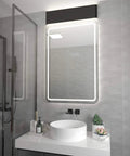 24 Inch Remote Control Dimmable Black Vanity Light Fixture With Adjustable Color Temperature 3000K To 6000K LED Bathroom Lighting