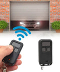 Remote For 890MAX Garage Door Opener Mini Key Chain Replacement That Flat Out Works With 80 Series 970 Series shown controlling garage door