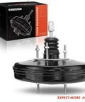 Heavy Duty Vacuum Brake Booster For Ford Edge And Lincoln Mkx Direct Bolt On Seamless Swap showing single diaphragm and steel housing.
