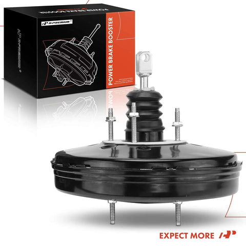 Heavy Duty Vacuum Brake Booster For Ford Edge And Lincoln Mkx Direct Bolt On Seamless Swap showing single diaphragm and steel housing.