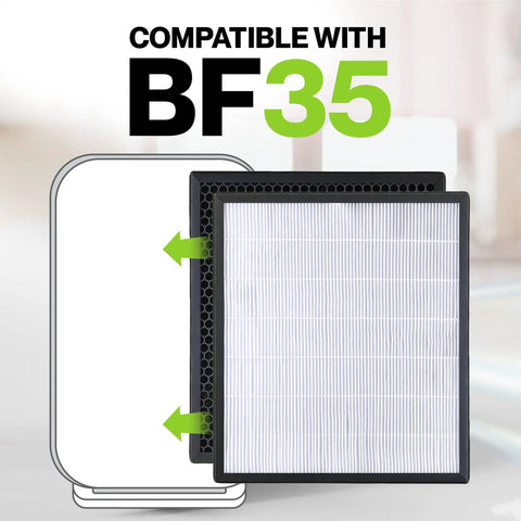 3 Stage HEPA Air Filter For Alen BreatheSmart Classic And BF35 Exact Fit With Odor Busting Activated Carbon Pre Filter