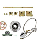 32 Inch Live Rear Axle Kit Replacement For DIY Go Karts Quad Bikes And Drift Trikes Heavy Duty Metal Axle Built For Custom Builds