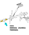 Top Tier Heavy Duty Front Wheel Hub Bearing Plus Grease Seal Kit No Sweat Rebuild Fix For Ezgo Txt Gas And Electric Golf Carts Since 1976 Up, detailed assembly diagram.