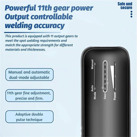Portable DIY Handheld Spot Welder With 11 Adjustable Speeds For Precise Spot Welding Lightweight Welding Equipment