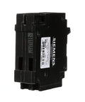 Q3030 Tandem 30 Amp 120 Volt Circuit Breaker With CTL Rejection, Type QT, Plug-In Insta-Wire Connectors, 10,000 AIC, Dual 30A Breaker For 120V Load Centers, Easy Install And High Current Protection., black Siemens tandem circuit breaker side view