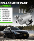 Electric Engine Water Pump For BMW 328i 335i 435i M2 X5 X6 3.0L Inline 6 2013 To 2019 with replacement part numbers
