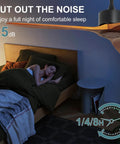 Close-up of 52 Inch Wood Ceiling Fan No Light With Remote For Indoor And Covered Outdoor Spaces in a bedroom setting.