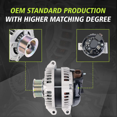 Drop In Ready Alternator Replacement For Acura CSX 2.0L TSX 2.4L Honda Accord 2.4L Civic 2.0L CR V 2.4L Element 2.4L