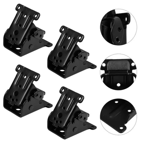 Self Locking Folding Table Leg Brackets 4 Pack, Quick Setup Hardware Hinges For Furniture Cabinet And Workbench, Space Saving