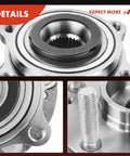 Close-up details of Front Wheel Bearing And Hub Assembly 5-Lug Direct Fit Compatible With Hyundai Sonata 2015-2019 and more