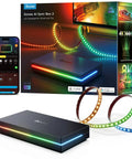 HDMI 2.1 AI Sync Box 2 With RGBWIC For 55 To 65 Inch TVs Delivers 8K 60Hz And 4K 144Hz, screen and lighting sync box with app display