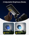 Adjusting 4 Pack Solar Spotlight Set Outdoor Waterproof LED Landscape Lights for Yard Garden Driveway Walkway Wall Fence Bright 25ft Beam Wireless Easy Setup Adjustable Angles brightness mode