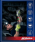 3/8 Inch Heavy Duty Digital Torque Wrench With LED Flash Notification, Angle Drive, used by mechanic under vehicle.