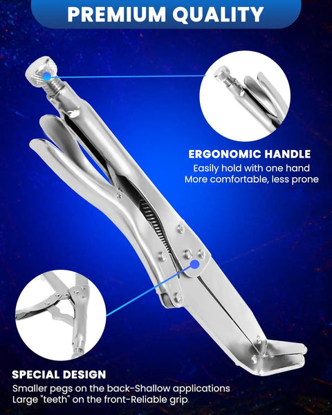 Heavy Duty Clutch Holding Tool Rock Solid Flywheel Turn Wrench Built Tough As Nails Pro Level Garage Essential, showing ergonomic handle and special design.