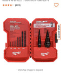 Get Your Hands On This Awesome Ten Piece Step Drill Bit Kit Great For Drilling Multiple Hole Sizes In Metal Wood And Plastic