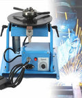 Pro Grade Automatic Rotary Welding Positioner With Smooth 0 To 90 Degree Swivel And Foot Pedal Control 65Mm Quick Change Chuck for precise welding tasks.