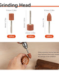 All Purpose Rotary Tool Gear Set Pro Grade 148 Piece Sanding Drums And Cutting Wheel Kit grinding heads in use