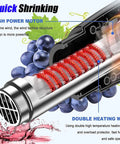 GFJYKDL Digital Bottle Capsule Sealer With Heat Shrink Gun And LCD Control, showcasing dual heating wire and motor design.