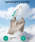 Waterproof Beach Tote Bag For Women With Zipper Go To Sandproof Swim Pool Bag For Beach Travel And Gym Durable Lightweight Medium Sized Tote