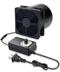 Compact 120mm DC Soldering Fume Extractor Fan With Filter Pad And Duct Kit Adjustable Speed Plug And Play For Welding Smoke