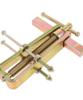 Heavy Duty Carbon Steel Two Jaw Gear Bearing Puller With Reinforced Grips, showing close-up of adjustable gripping arms and mechanics tool design.
