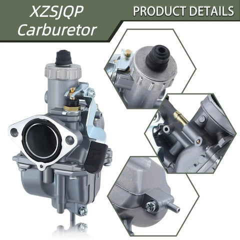 Bolt-On Carburetor Upgrade Kit For Predator 212cc And Honda Clone Engines Including 26mm Carbs, 38mm Air Filter, Intake Manifold, Main Jets