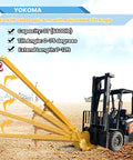 Heavy Duty Forklift Jib Boom Mobile Crane That Is A Flat Out Workhorse Packing Rock Solid 6600 Pounds Of Lift Power And Zero Hassle Adjustable Tilt For Any Rough Job Site