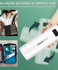 Ultimate Travel Electric Kettle 450Ml Portable Mini Water Boiler for Tea and Coffee, 304 Stainless Steel, held and packed