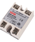 Set Of 3 40A Solid State Relay Module With 3-32V DC Input And 24-380V AC Output For Temperature Controllers Noiseless Spark Free Operation Ideal For PID Thermostats shown in close-up