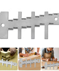 Pro Grade Stainless Steel Height Gauge For Woodworking And Router Depth Measurement From 3 To 26 mm shown on a wood surface