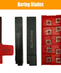 Front view of TECHTONGDA 2-in-1 bore welding kit: red handheld welder, two black adapters, red insert tray.