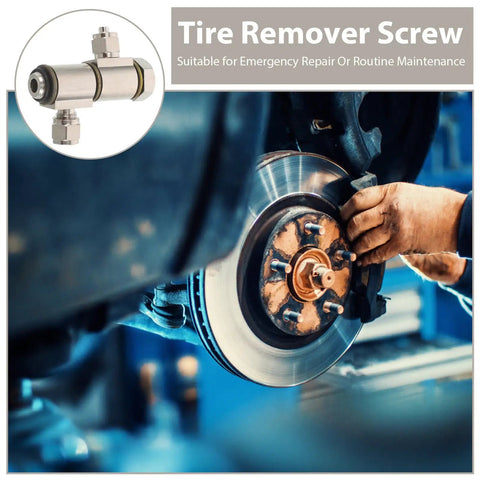 Tire Remover Screw in use, illustrating Tire Changer Spare Parts Alloy Double Hinge Connector Replacement for Pro Grade durability.