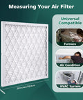 Keep Your Home Air Fresh With This 20x20x1 Inches MERV 13 MPR 1800 Deep Pleated Furnace And AC Filter Nine Pack With Reusable ABS Frame