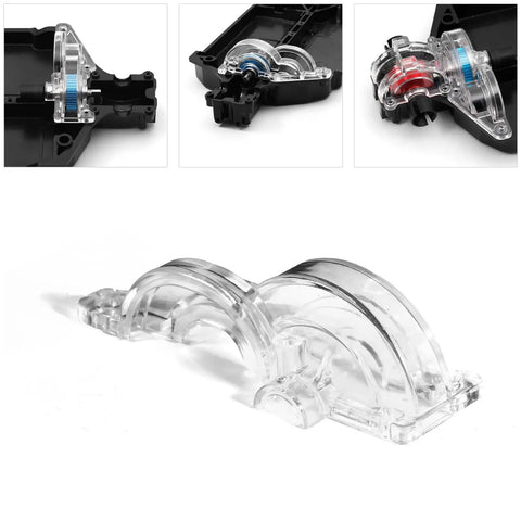 Transparent Spur Gear Covers For 1X10 RC Car TT02, Clear Plastic Gearbox Case And Main Gear Guard, fits TT02 Chassis