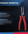 All In One Wire Service Tool With Gripper Crimper Stripper Cutter Extractor And Electrician Pliers 8.5 Inch Durable Steel Beast tool