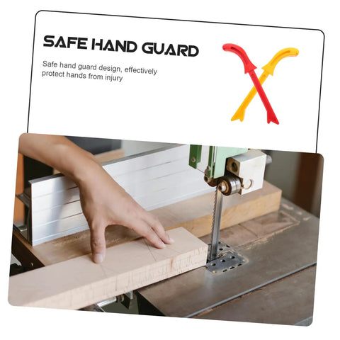 2 Pack Woodworking Push Sticks for Safety and Precision, Ergonomic Jointer Push Blocks, Hand Protection for Shapers and Planers, tools