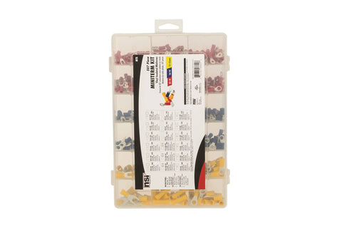 MTK 493 Piece Miniterm Kit For Quick Wiring Terminations With R F And S Variants In 6V To 14V Sets in organized case
