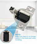 Universal Cabinet Door Hinges 8 Pack Replacement For 110 Degree Compact 33 Screw In Self Closing Hardware With Screws detailed close-up view