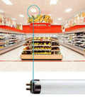 6 Pack 24 Inch T8 Fluorescent Light Bulbs 17W 4100K Cool White G13 Bi Pin Base 1400 Lumens for grocery store lighting