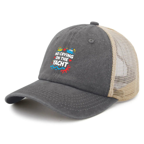 Dope Everyday Trucker Cap For Men With Adjustable Strap One Size Fits Most Breathable Mesh All Season Wear Gray with Fun Graphic