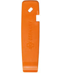 Orange tire lever tool from Bike Wheel Care Kit Black For All Bikes With High Quality Cleaning Brushes Degreaser Lubricant And Easy Install Tools