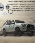 Beefed Up Front Wheel Hub Bearing Kit Replacement WH5170112W For 1999-2004 Tacoma 2.7L, 1996-2001 4Runner, 2WD models shown