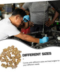 Mechanic using Grease Fitting Assortment Kit With Straight And Angled Nozzles For Automotive And Mechanical Use Provides Easy Lubrication Access No Disassembly Needed Pro Grade DIY Friendly Bearings And Machinery In Garages And Shops