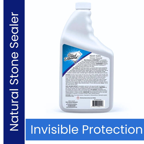 Nex Gen Natural Stone Penetrating Sealer bottle for granite marble travertine limestone concrete grout tile brick slate floors patios