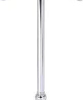 Brass BL-53 Vanity Top Two Ring Guest Towel Holder In Polished Chrome Heavy Solid Brass Base Prevents Tipping Felt Pad Safeguards Surfaces