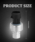 AC Pressure Sensor Switch Replacement OEM 1551343 13587668 shown in product size view with measurements