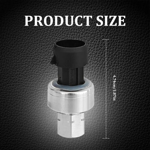 AC Pressure Sensor Switch Replacement OEM 1551343 13587668 shown in product size view with measurements